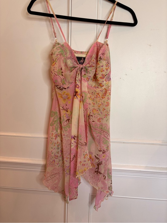 Buffalo David Bitton Tops - Vintage Buffalo David Bitton Floral Paisley Tie-Front Y2K top size small